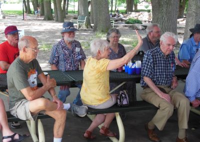 A bid being made during the auction