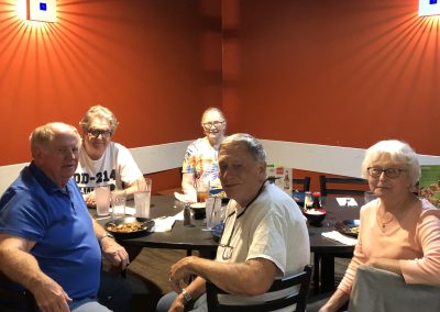 Mid-MO Mensa group sitting at a table