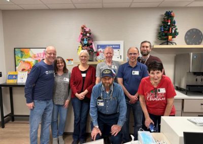 Volunteers at Ronald McDonald House, KCMO, in December