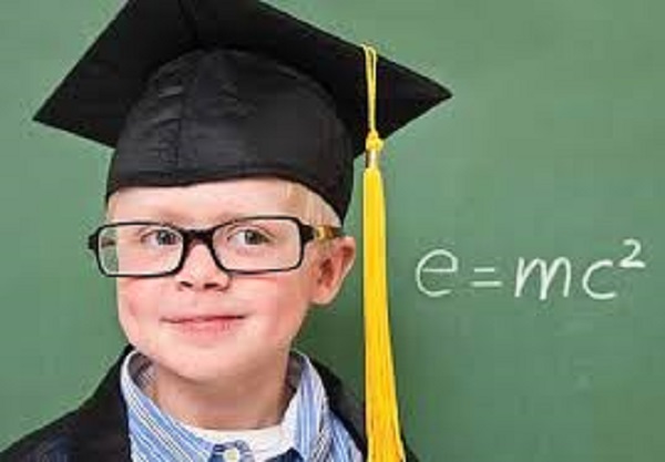 Image of a young, highly intelligent boy