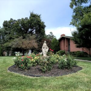 Statue of the Virgin Mary at Cure of Ars Church